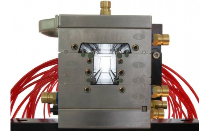 What is the main structure of a precision injection mold