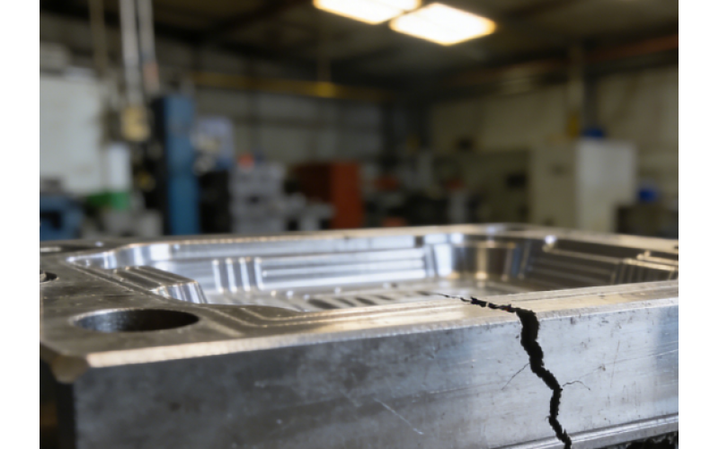 注塑模具模仁開裂修復(fù)方案